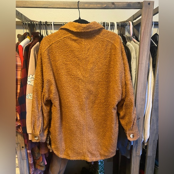 New With Tags NWT 12th tribe Rusty Burnt Orange Brown Shacket - Picture 4 of 4